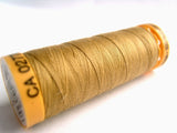 GTC 826 Dull Golden Beige Gutermann 100% Cotton Sewing Thread