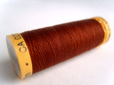 GTC 1833 Hot Brown Gutermann 100% Cotton Sewing Thread