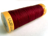 GTC 3022 Deep Burgundy Gutermann 100% Cotton Sewing Thread