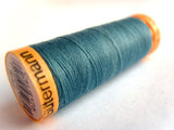 GTC 6125 Bright Dusky Blue Gutermann 100% Cotton Sewing Thread