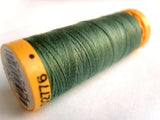 GTC 7414 Grey Green Gutermann 100% Cotton Sewing Thread