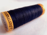GTCOT4932 Gutermann 100% Cotton Sewing Thread Colour 4932 Royal Navy