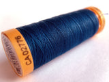 GTCOT7000 Gutermann 100% Cotton Sewing Thread Col. 7000 Royal Blue