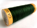 GTCOT8113 Gutermann 100% Cotton Sewing Thread Colour 8113 Green