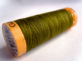 GTCOT9924 Gutermann 100% Cotton Sewing Thread Colour 9924 Green