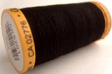 GTC 5201 Black 250mtr Gutermann 100% Cotton Sewing Thread