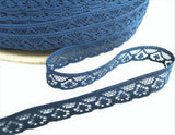 L478 11mm Royal Navy Blue Thin Flat Lace