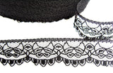 L635 28mm Black Flat Lace