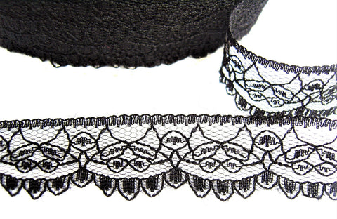 L635 28mm Black Flat Lace