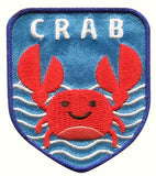 M486 54mm x 64mm Sew or Iron on CRAB Motif