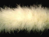 MARAB27 Natural Ivory Marabou String (Swansdown). Turkey Feather