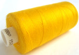 MOON 098 Sun Yellow Coates Sewing Thread,Spun Polyester 1000 Yard Spool, 120's