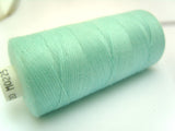 MOON 225 Pale New Turquoise Coates Sewing Thread,Spun Polyester 1000 Yard Spool, 120's
