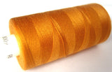 MOON 073 Orange Gold Coates Sewing Thread,Spun Polyester 1000 Yard Spool, 120's - Ribbonmoon