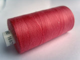 MOON 094 Dusky Pink Coates Sewing Thread,Spun Polyester 1000 Yard Spool, 120's