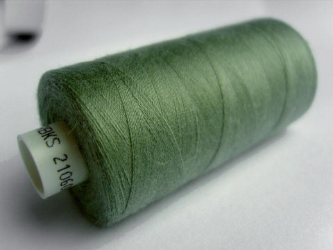MOON 105 Mist Grey Khaki Coates Sewing Thread,Spun Polyester 1000 Yard Spool, 120's