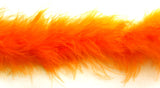 MARAB58 Orange Marabou String (Swansdown). Turkey Feather - Ribbonmoon
