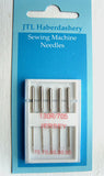 NMACH19 5 Assorted Ball Point Jersey Machine Needles Size 70-90 130R/705
