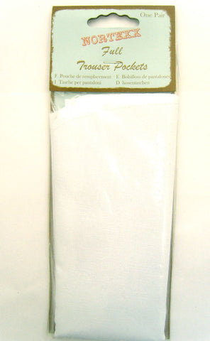 TROUSER POCKETS 04 Pair of Cotton Full Length Pockets