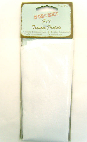 TROUSER POCKETS 04 Pair of Cotton Full Length Pockets