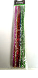 PIPE CLEANERS - ASSORTED GLITTER CHENILLE - Ribbonmoon