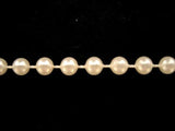 PT132 4mm Ivory Strung Pearl / Bead String Trimming - Ribbonmoon