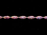PT020 3mm Pink Iridescent Strung Pearl / Bead String Trimming - Ribbonmoon