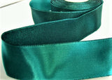 R0332 39mm Teal and Black Satin and Shot Reversible Ribbon