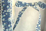 R0357 30mm Blues and White Cotton Ribbon Braid - Ribbonmoon