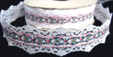 R0509 31mm Cotton Ribbon over a Linen Cotten Lace - Ribbonmoon