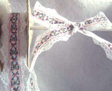 R0509 31mm Cotton Ribbon over a Linen Cotten Lace - Ribbonmoon