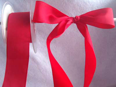 R0915 36mm Red Taffeta Ribbon - Ribbonmoon