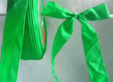 R0918 26mm Bright Emerald Green Taffeta Ribbon - Ribbonmoon