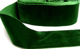 R1141 53mm Hunter Green Nylon Velvet Ribbon - Ribbonmoon