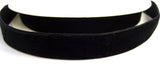 R1161 16mm Black Nylon Velvet Ribbon - Ribbonmoon