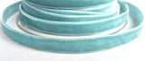 R1165 10mm Dusky Turquoise Nylon Velvet Ribbon - Ribbonmoon