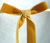 R1171 17mm Old Gold Nylon Velvet Ribbon - Ribbonmoon