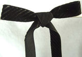 R1177 16mm Black Nylon Patterned Velvet Ribbon - Ribbonmoon