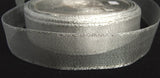 R1229 26mm Silver Metallic Mesh Ribbon, Wire Edged - Ribbonmoon