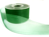 R1258C 50mm Bottle Green Sheer Ribbon