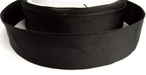 R1369 26mm Black Polyester Taffeta Ribbon
