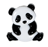 B13846 19mm Black-White Panda Bear Novelty Childrens Shank Button