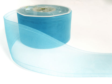 R1003 52mm Saxe Blue Sheer Ribbon
