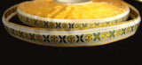 R1423 13mm Flowery Woven Jacquard Ribbon - Ribbonmoon