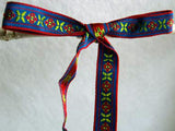 R1426 12mm Flowery Woven Jacquard Ribbon - Ribbonmoon