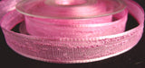 R1450 16mm Hot Pink Feather Sheer Ribbon. Wire Edge, Berisfords - Ribbonmoon