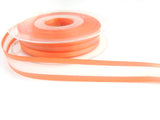 R1582 16mm Apricot Sheer Ribbon with Satin Borders by Berisfords