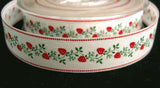 R1623 18mm Strawberry Design Ribbon, 100% Cotton - Ribbonmoon