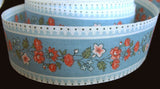 R1637 30mm Flowery Ribbon, 100% Cotton - Ribbonmoon