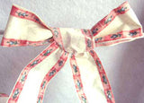 R1647 45mm Flowery Ribbon, 100% Cotton - Ribbonmoon